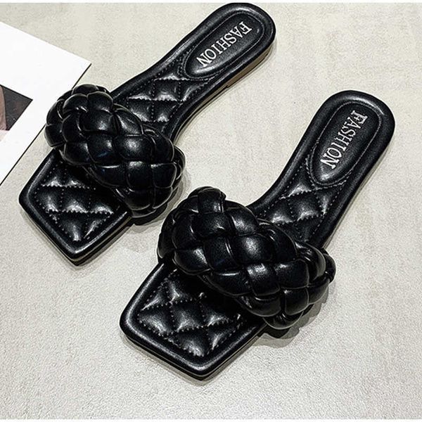 women slip on pu leather slippers ladies soft bottom summer fashion flat slipper casual shoes square toe female footwear 2021, Black
women slip on pu leather slippers ladies soft bottom summer fashion flat slipper casual shoes square toe female footwear 2021, Black