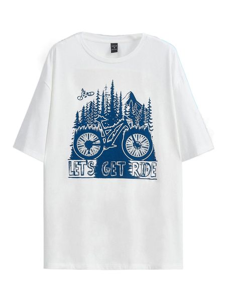 x ilya danilov men slogan & bicycle print drop shoulder tee g67l#, White;black
x ilya danilov men slogan & bicycle print drop shoulder tee g67l#, White;black