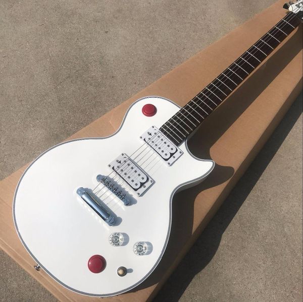 new custom shop kill switch buckethead style guitar 24 frets electric guitar, alpine white color guitarra
new custom shop kill switch buckethead style guitar 24 frets electric guitar, alpine white color guitarra