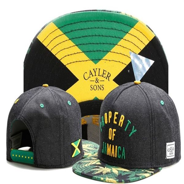 cayler & sons drop erty of jamaica gorras bones snapback caps 100% cotton men's adjustable baseball hats women sun hat fashio3080, Blue;gray
cayler & sons drop erty of jamaica gorras bones snapback caps 100% cotton men's adjustable baseball hats women sun hat fashio3080, Blue;gray