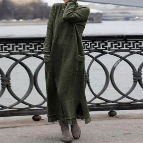 zanzea women autumn long sleeve long sweatshirt dress lace pacthwork sundress solid vestido robe femme loose fleece dresses t200416, Black;gray
zanzea women autumn long sleeve long sweatshirt dress lace pacthwork sundress solid vestido robe femme loose fleece dresses t200416, Black;gray