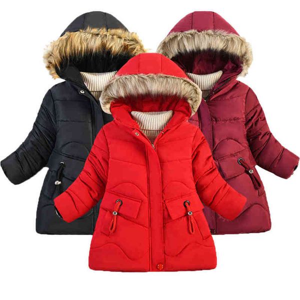 2021 new winter keep warm girls jacket thick fur collar long style fashion hooded outerwear for kids children heavy jacket j220718, Blue;gray
2021 new winter keep warm girls jacket thick fur collar long style fashion hooded outerwear for kids children heavy jacket j220718, Blue;gray