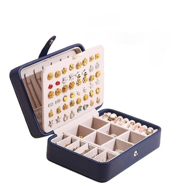 jewelry box pu leather jewellery storage earring box packaging storage display case organizer for home travel girl gift 220629, Black;white
jewelry box pu leather jewellery storage earring box packaging storage display case organizer for home travel girl gift 220629, Black;white
