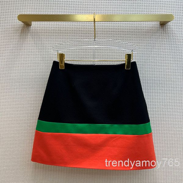 skirts high waist a-line skirt with fresh temperament, color contrast and fashionable design, thin short skirt, women's high-end in sum, Black
skirts high waist a-line skirt with fresh temperament, color contrast and fashionable design, thin short skirt, women's high-end in sum, Black