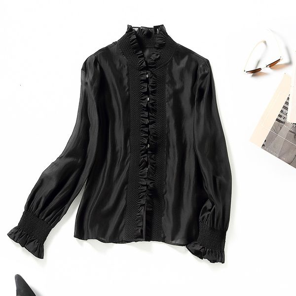 women's blouses & shirts stand collar cotton long sleeve shirt black versatile shenzhen nanyou high end women's wear gxao, White
women's blouses & shirts stand collar cotton long sleeve shirt black versatile shenzhen nanyou high end women's wear gxao, White