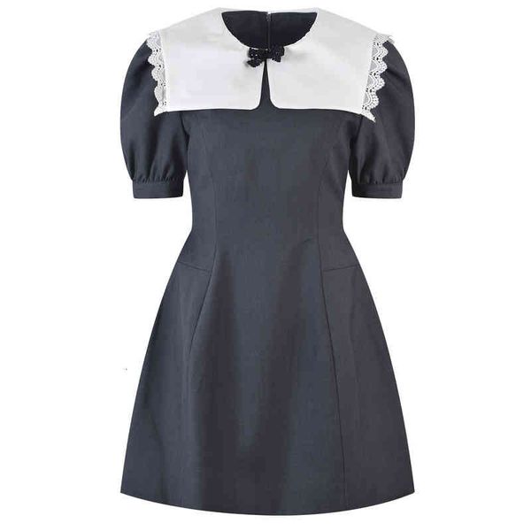 two piece dress baby collar bow court style age reducing waist closing bubble sleeve skirt dress summer korean version 61sn, White
two piece dress baby collar bow court style age reducing waist closing bubble sleeve skirt dress summer korean version 61sn, White