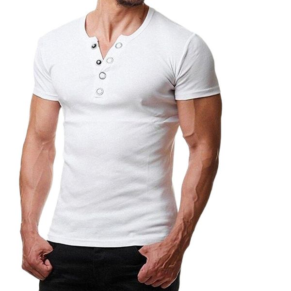 men's henley shirt t shirt solid color henley street casual button-down short sleeve cotton basic casual classic muscle blue white lig, White;black
men's henley shirt t shirt solid color henley street casual button-down short sleeve cotton basic casual classic muscle blue white lig, White;black