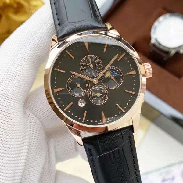 men's watch the world's selling leisure jiang 6-pin with calendar moon phase multi-function automatic mechanical watch
men's watch the world's selling leisure jiang 6-pin with calendar moon phase multi-function automatic mechanical watch