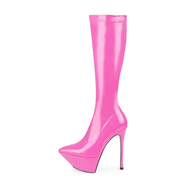 rose red black red long boots women 2022 patent leather high platform booties pointed toe fabric stretch boot big size 35-43
rose red black red long boots women 2022 patent leather high platform booties pointed toe fabric stretch boot big size 35-43