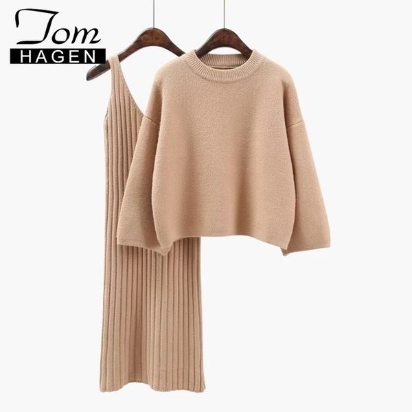 knitted two piece women sets red loose sweater knitted dres long sleeve winter knit dresses 2 pieces sweater dress set y200110, White
knitted two piece women sets red loose sweater knitted dres long sleeve winter knit dresses 2 pieces sweater dress set y200110, White