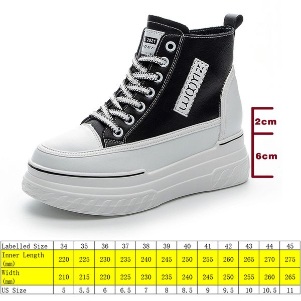 8cm women ankle boots genuine leather platform wedge hidden heel women booties spring autumn winter boots shoes for women, Black;yellow
8cm women ankle boots genuine leather platform wedge hidden heel women booties spring autumn winter boots shoes for women, Black;yellow