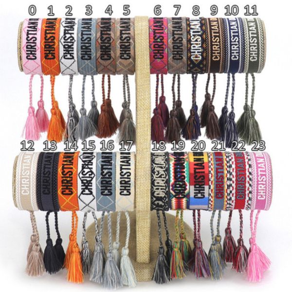 brand luxury braided bracelet adjustable woven friendship bangle for womens mens designer letter embroidery rope bracelets jewelry gift code, Golden;silver
brand luxury braided bracelet adjustable woven friendship bangle for womens mens designer letter embroidery rope bracelets jewelry gift code, Golden;silver
