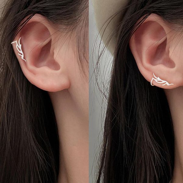 clip-on & screw back karopel korean version simple clip earrings for women ear-hole-leaves couples without pierced ear, Silver
clip-on & screw back karopel korean version simple clip earrings for women ear-hole-leaves couples without pierced ear, Silver