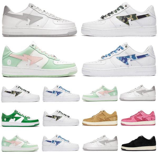 bapestas baped ape men women running shoes sneaker bapesta jjjjound pastel green camo blue beige black suede leather mens trainers sports sn
bapestas baped ape men women running shoes sneaker bapesta jjjjound pastel green camo blue beige black suede leather mens trainers sports sn