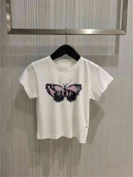 women's t-shirt simple sweet short sleeve t-shirt niche summer girlish cute top, White
women's t-shirt simple sweet short sleeve t-shirt niche summer girlish cute top, White