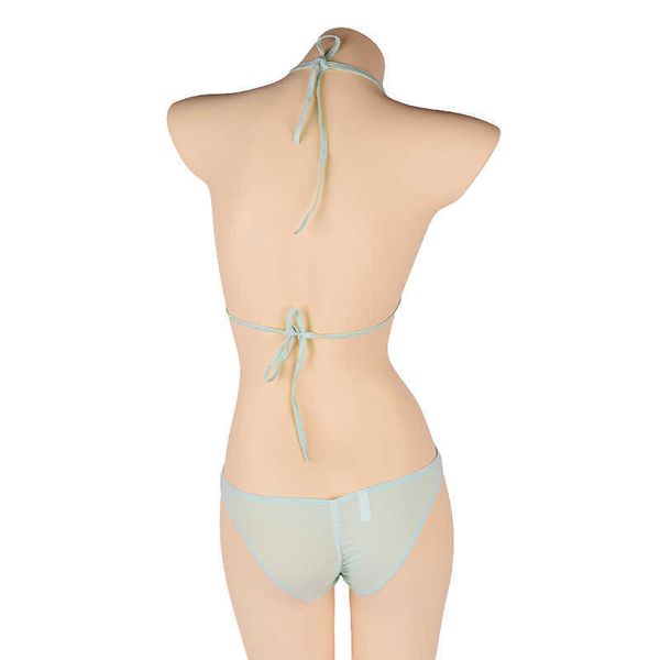 ye zimei underwear ice swimsuit women's elastic three-point bikini underwear