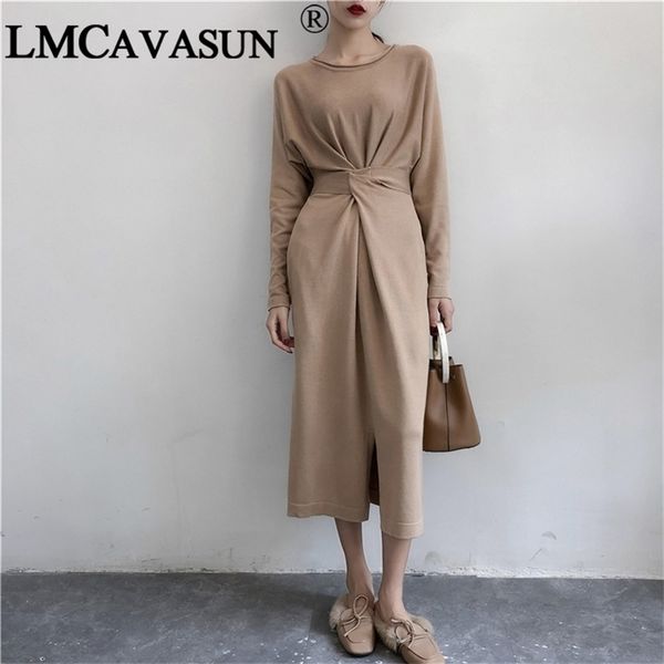 lmcavasun womens elegant long sleeve split dress autumn female fashion clothes lady bow tie sashes solid long vestido y200120, White;black
lmcavasun womens elegant long sleeve split dress autumn female fashion clothes lady bow tie sashes solid long vestido y200120, White;black