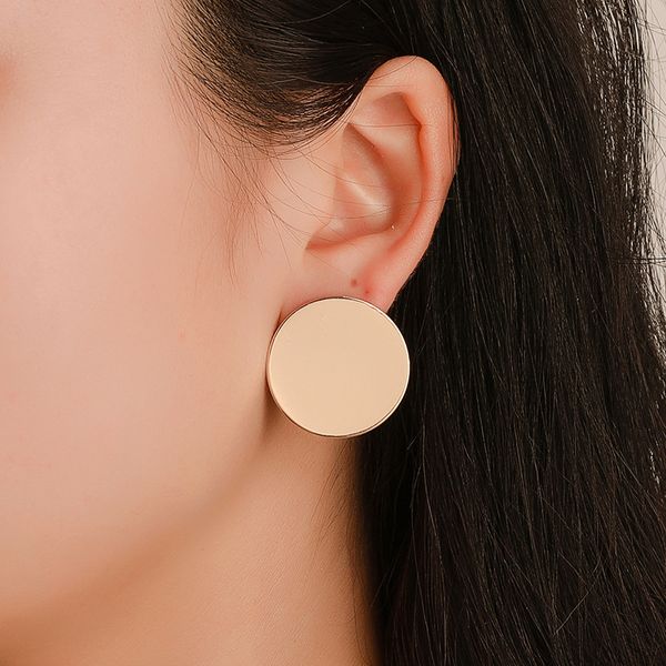 women mirror round piece stud earrings european geometric alloy ear rings lady circle drop earrings ornaments accessories gold white k black, Golden;silver
women mirror round piece stud earrings european geometric alloy ear rings lady circle drop earrings ornaments accessories gold white k black, Golden;silver