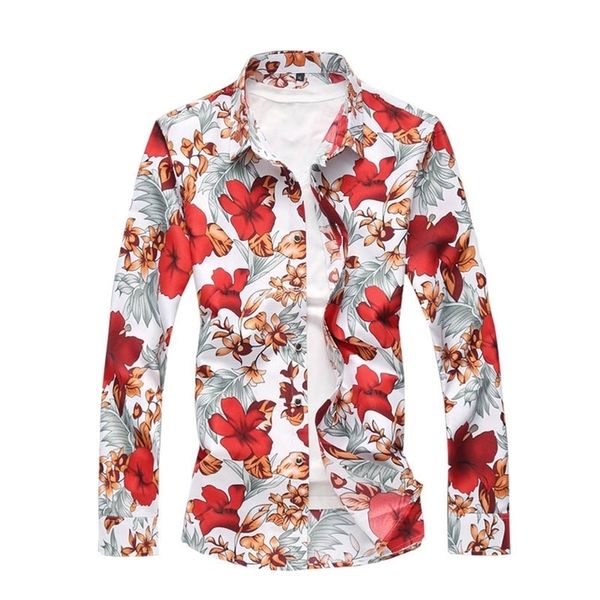 puls size 5xl 6xl 7xl men shirt autumn new long sleeve button down flower print men's shirts casual floral hawaiian shirt 210412, White;black
puls size 5xl 6xl 7xl men shirt autumn new long sleeve button down flower print men's shirts casual floral hawaiian shirt 210412, White;black