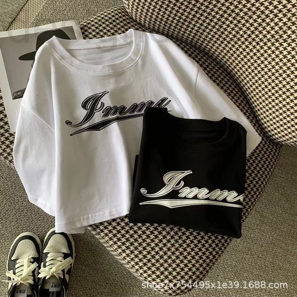 women's t-shirt designer designer brand spring and summer immi printed short t-shirt women's pure cotton navel vnx3, White
women's t-shirt designer designer brand spring and summer immi printed short t-shirt women's pure cotton navel vnx3, White