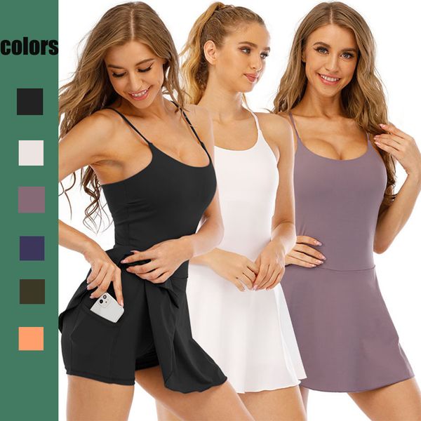2022 new short skirts leggings set nude pocket sling anti-lighting yoga fitness one-piece transparent elastic quick-drying golf badminton te, Black
2022 new short skirts leggings set nude pocket sling anti-lighting yoga fitness one-piece transparent elastic quick-drying golf badminton te, Black