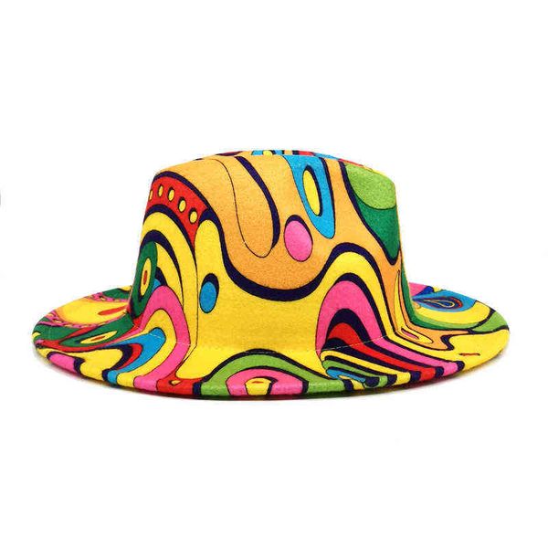 fashion designers stingy brim hats digital printing woolen hat womens foreign trade mens fedora travel cap sun tide outdoor, Blue;gray
fashion designers stingy brim hats digital printing woolen hat womens foreign trade mens fedora travel cap sun tide outdoor, Blue;gray