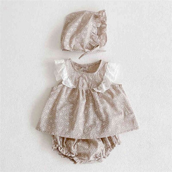 3pcs newborn baby girl clothes set fashion summer sleeveless solid baby dress +pant +hat infant baby clothing outfit summer aa220323, White
3pcs newborn baby girl clothes set fashion summer sleeveless solid baby dress +pant +hat infant baby clothing outfit summer aa220323, White