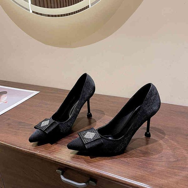 sandals french temperament high heels women's spring versatile pointed professional shoes stiletto, Black
sandals french temperament high heels women's spring versatile pointed professional shoes stiletto, Black