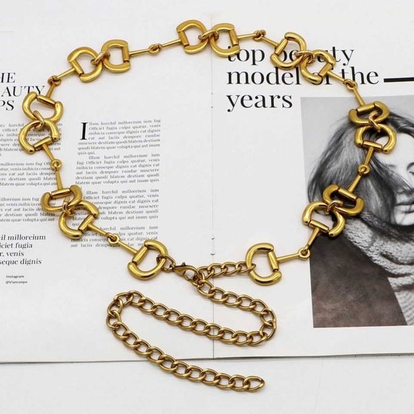 gold vintage chains belts for women luxury designer belt letter d fashion designers waist chain womens dress alloy waistband bronze nice, Black;brown
gold vintage chains belts for women luxury designer belt letter d fashion designers waist chain womens dress alloy waistband bronze nice, Black;brown