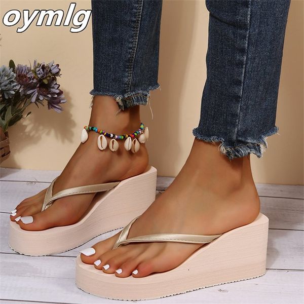 summer women's wedge heel clip-on sandals casual outer wear fashion frosted high-heeled thick-soled flip-flops 220518, Black
summer women's wedge heel clip-on sandals casual outer wear fashion frosted high-heeled thick-soled flip-flops 220518, Black