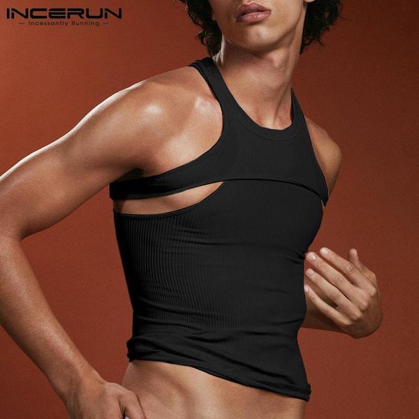 men tank hollow out o neck sleeveless casual vests skinny solid color streetwear irregular 5xl incerun 7 220606, Gray
men tank hollow out o neck sleeveless casual vests skinny solid color streetwear irregular 5xl incerun 7 220606, Gray