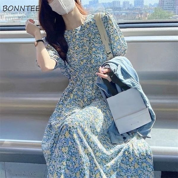 short sleeve dress women casual flower o neck lady mid calf elegant korean style girlish sundress a line summer trendy 220613, Black;gray
short sleeve dress women casual flower o neck lady mid calf elegant korean style girlish sundress a line summer trendy 220613, Black;gray