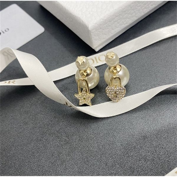 women's gold finish metal size pearl lock love five pointed star earrings 70% off outlet store sale, Golden
women's gold finish metal size pearl lock love five pointed star earrings 70% off outlet store sale, Golden