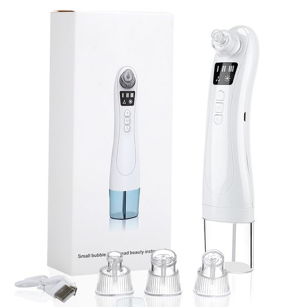 small bubble blackhead remover electric usb rechargeable pore vacuum cleaner heat function facial pores clean beauty instrumentn
small bubble blackhead remover electric usb rechargeable pore vacuum cleaner heat function facial pores clean beauty instrumentn
