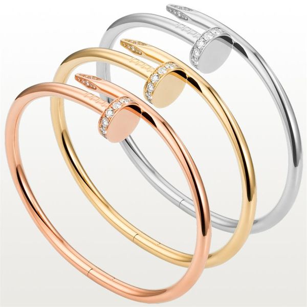 nail bracelet designer bracelets luxury jewelry diamond bangle fashion accessories titanium steel alloy gold-plated craft never fa296v, Black
nail bracelet designer bracelets luxury jewelry diamond bangle fashion accessories titanium steel alloy gold-plated craft never fa296v, Black