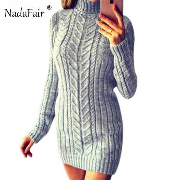 nadafair turtleneck warm knitted sweater dress women bodycon solid knit casual winter dress t200416, Black;gray
nadafair turtleneck warm knitted sweater dress women bodycon solid knit casual winter dress t200416, Black;gray