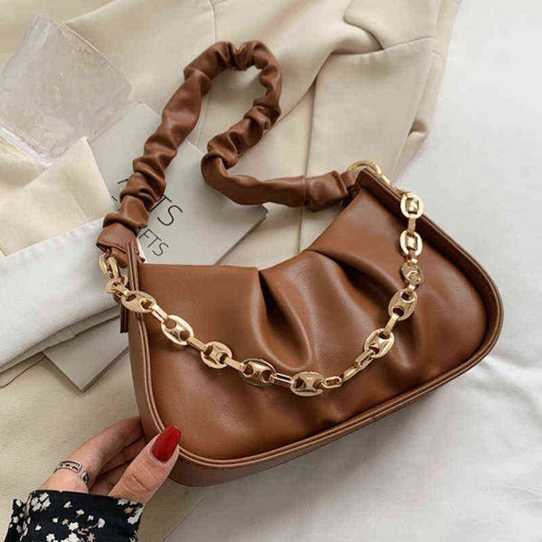 leather handbag 2022 women's brand shoulder bags vintage strap sigle shoulder bag for women fashion leather chain crossbody bag g220506
leather handbag 2022 women's brand shoulder bags vintage strap sigle shoulder bag for women fashion leather chain crossbody bag g220506