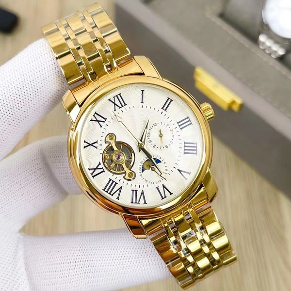 mens watch automatic mechanical watches 42mm fashion business wristwatches montre de luxe, Slivery;brown
mens watch automatic mechanical watches 42mm fashion business wristwatches montre de luxe, Slivery;brown