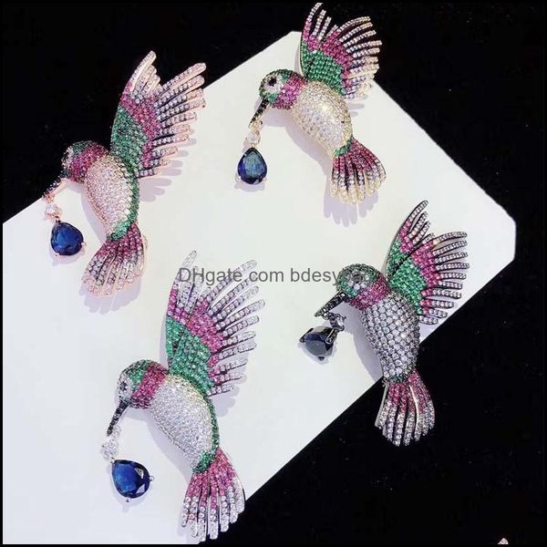 pins brooches jewelry womens 1pc 36x48mm golden plated mixed color cz micro bird brooch drop delivery 2021 jzjof, Gray
pins brooches jewelry womens 1pc 36x48mm golden plated mixed color cz micro bird brooch drop delivery 2021 jzjof, Gray