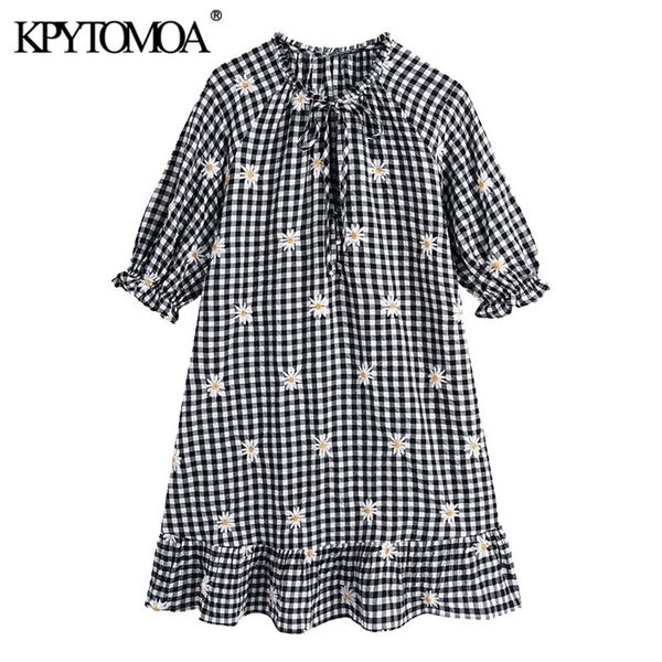 women sweet fashion floral embroidery ruffled mini dress vintage tied o neck puff sleeve female dresses vestidos 220526, Black;gray
women sweet fashion floral embroidery ruffled mini dress vintage tied o neck puff sleeve female dresses vestidos 220526, Black;gray