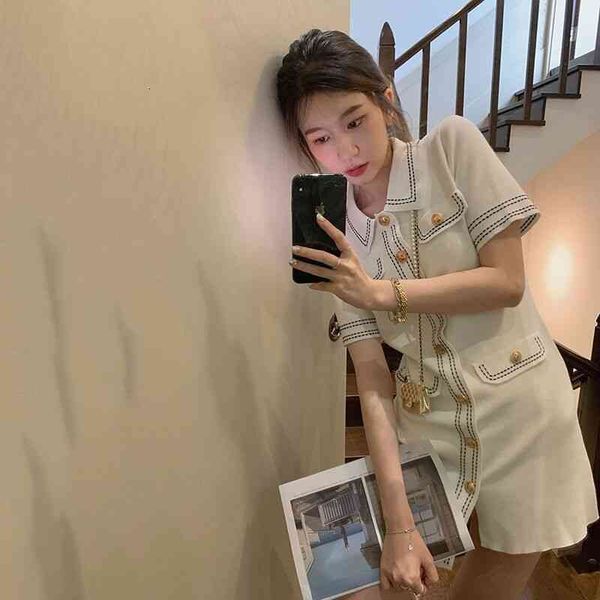 casual dresses 2022 spring and summer women's clothes french celebrities design sense of minority fashion small fragrance knitted dress, Black;gray
casual dresses 2022 spring and summer women's clothes french celebrities design sense of minority fashion small fragrance knitted dress, Black;gray