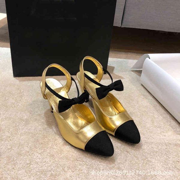 dress shoes style back empty baotou fashion high-heeled sandals women's bow color matching hollow pointed head versatile single shoes 8, Black
dress shoes style back empty baotou fashion high-heeled sandals women's bow color matching hollow pointed head versatile single shoes 8, Black