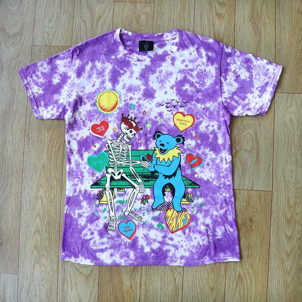 skull tie dyed chinatown bear gracefui space bears short sleeve t-shirt, White;black
skull tie dyed chinatown bear gracefui space bears short sleeve t-shirt, White;black