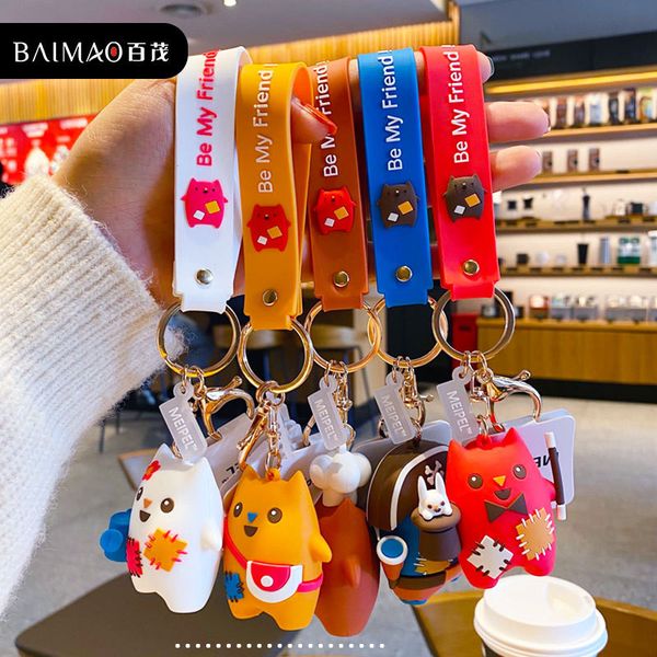 cute anime doll keychain charm toys netflix strange cat key chain fob fashion pendant key ring animes peripheral backpack accessories
cute anime doll keychain charm toys netflix strange cat key chain fob fashion pendant key ring animes peripheral backpack accessories