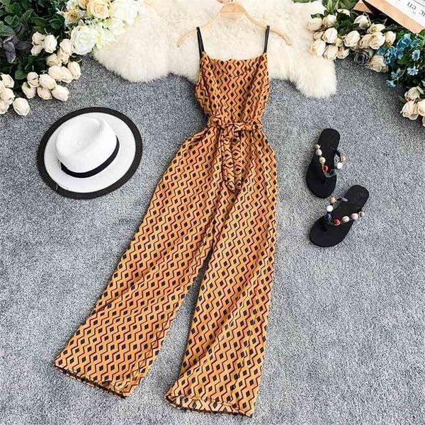 bohemian v neck summer spaghetti strap geometric print full length bandage jumpsuit chiffon casual women beach holiday romper 210326, Black;white
bohemian v neck summer spaghetti strap geometric print full length bandage jumpsuit chiffon casual women beach holiday romper 210326, Black;white