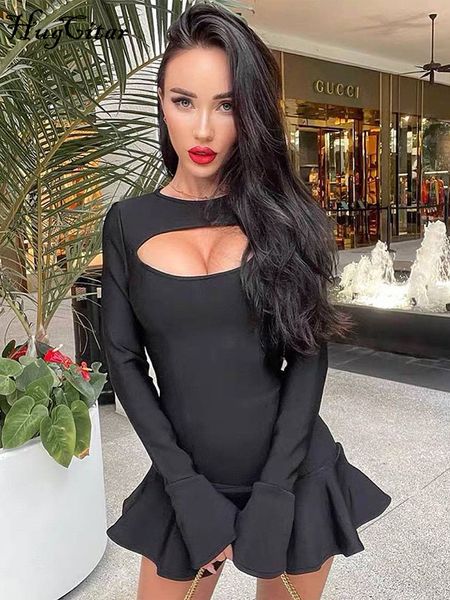 ruffles hollow out long sleeve mini dress solid 2022 fall bodycon evening party elegant vestidos, Black;gray
ruffles hollow out long sleeve mini dress solid 2022 fall bodycon evening party elegant vestidos, Black;gray