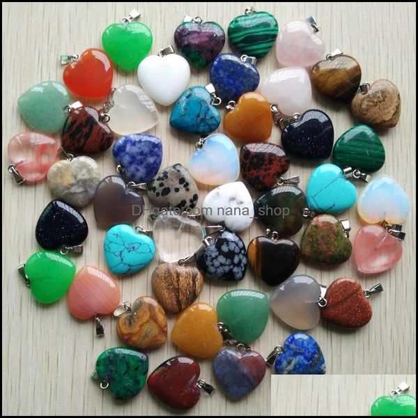 charms natural stone 20mm heart love tigers eye rose quartz opal pendant pendants chakras gem fit earrings neck nanashop dhsjc, Bronze;silver
charms natural stone 20mm heart love tigers eye rose quartz opal pendant pendants chakras gem fit earrings neck nanashop dhsjc, Bronze;silver