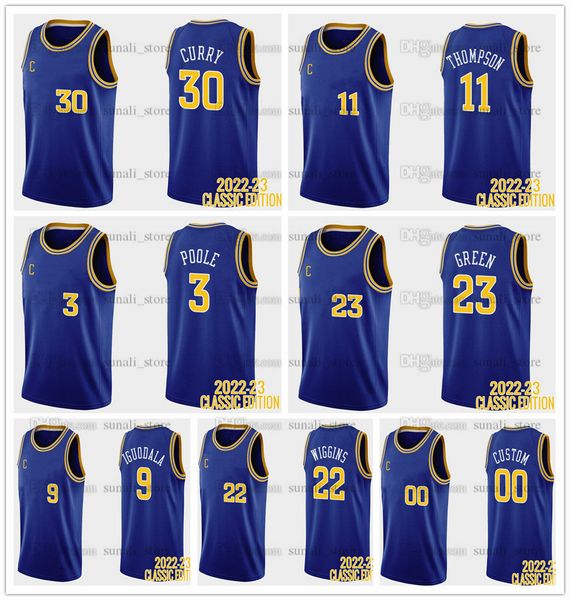 royal 2022-23 classic basketball jerseys stephen 30 curry klay 11 thompson andrew 22 wiggins draymond 23 green 3 poole edition, Black;red
royal 2022-23 classic basketball jerseys stephen 30 curry klay 11 thompson andrew 22 wiggins draymond 23 green 3 poole edition, Black;red