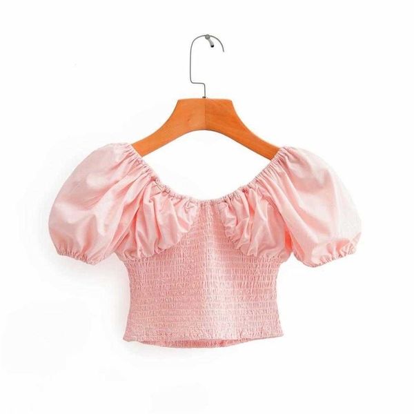 hsa women off shoulder blouse and slash neck elastic candy color blouse short style puff sleeve slim high waist 210716, White
hsa women off shoulder blouse and slash neck elastic candy color blouse short style puff sleeve slim high waist 210716, White