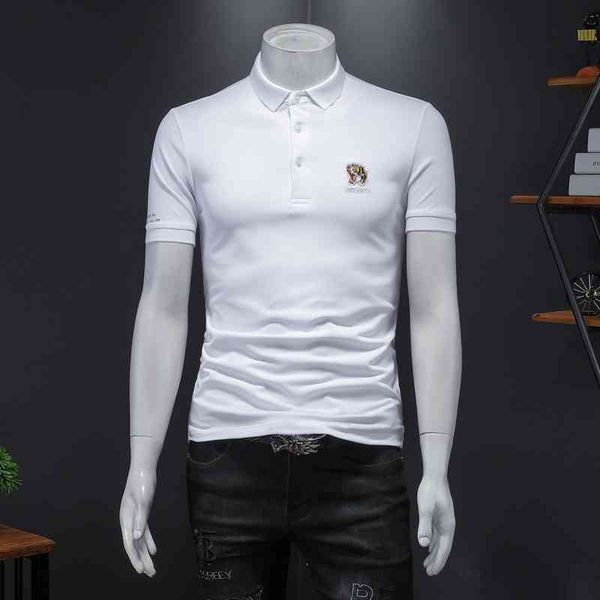 men's fashion personality trend new short-sleeved brand wholesale sleeve t-shirt summer lapel half youth bottoming shirt, White;black
men's fashion personality trend new short-sleeved brand wholesale sleeve t-shirt summer lapel half youth bottoming shirt, White;black